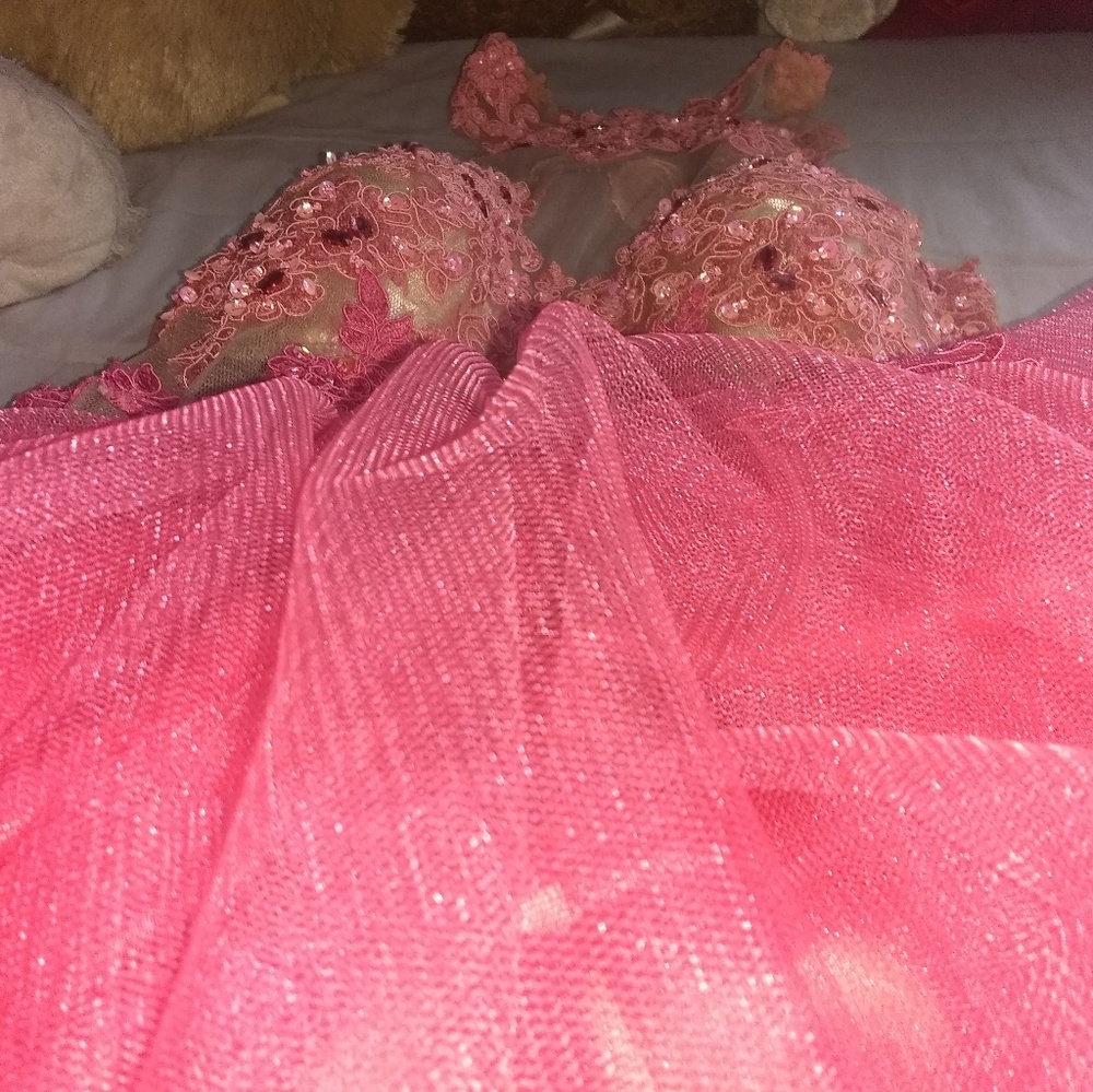 Pink dress ( could use for a 15)